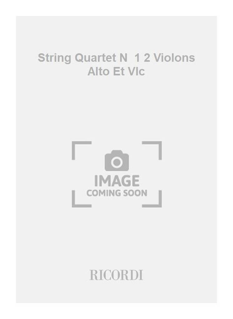 String Quartet N1 2 Violons Alto Et Vlc